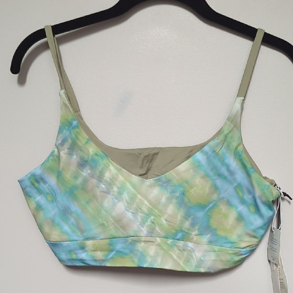 NWT Prana Tie-Dye reversible Bikini Top